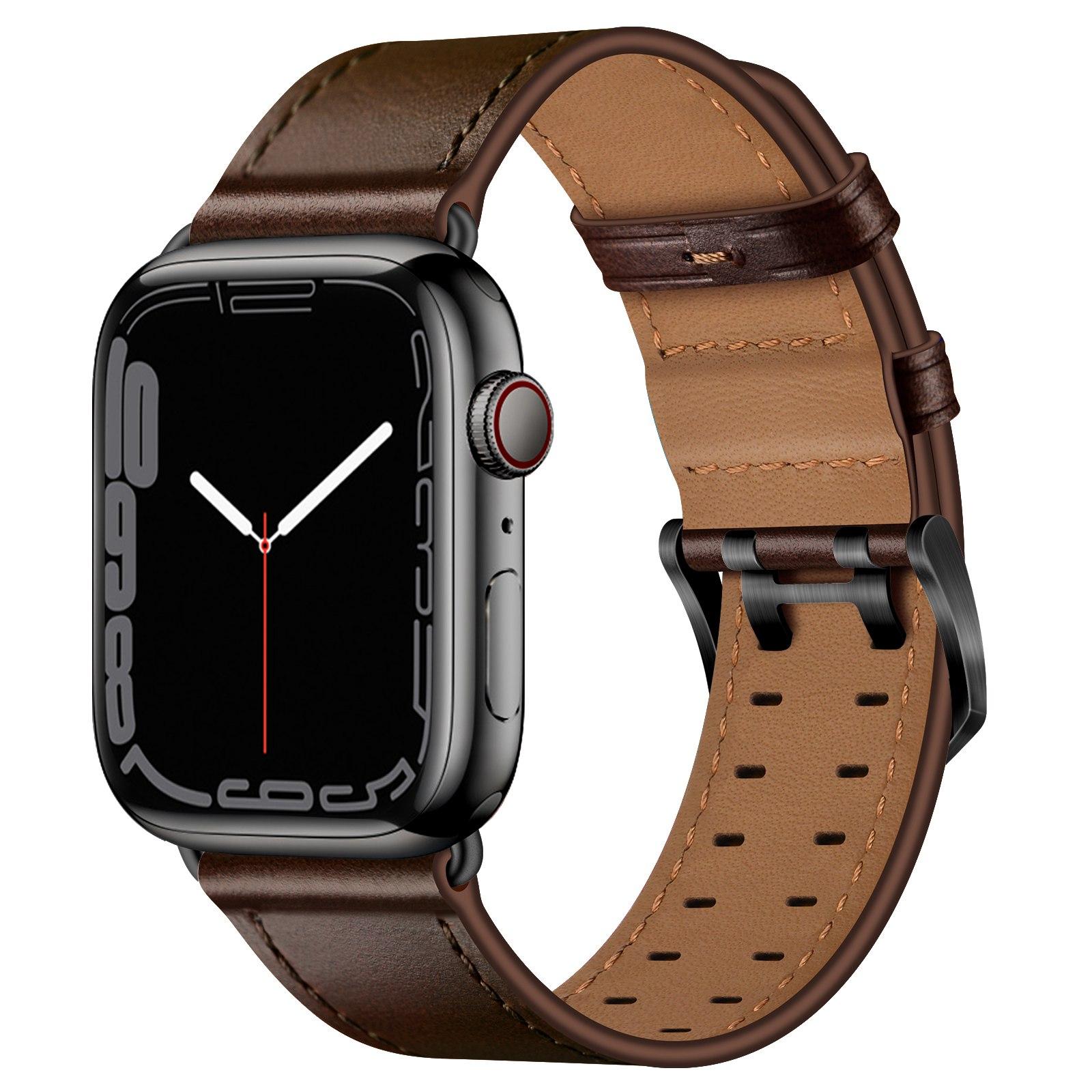 For Apple Watch Series 10 46mm/Ultra 2 Ultra 49mm/9 8 7 45mm/SE (2023) SE (2022) SE 6 5 4 44mm/3 2 1 42mm Watch Band Quick Release Strap Replacement Dark Brown
For Apple Watch Series 10 46mm/Ultra 2 Ultra 49mm/9 8 7 45mm/SE (2023) SE (2022) SE 6 5 4 44mm/3 2 1 42mm Watch Band Quick Release Strap Replacement Dark Brown