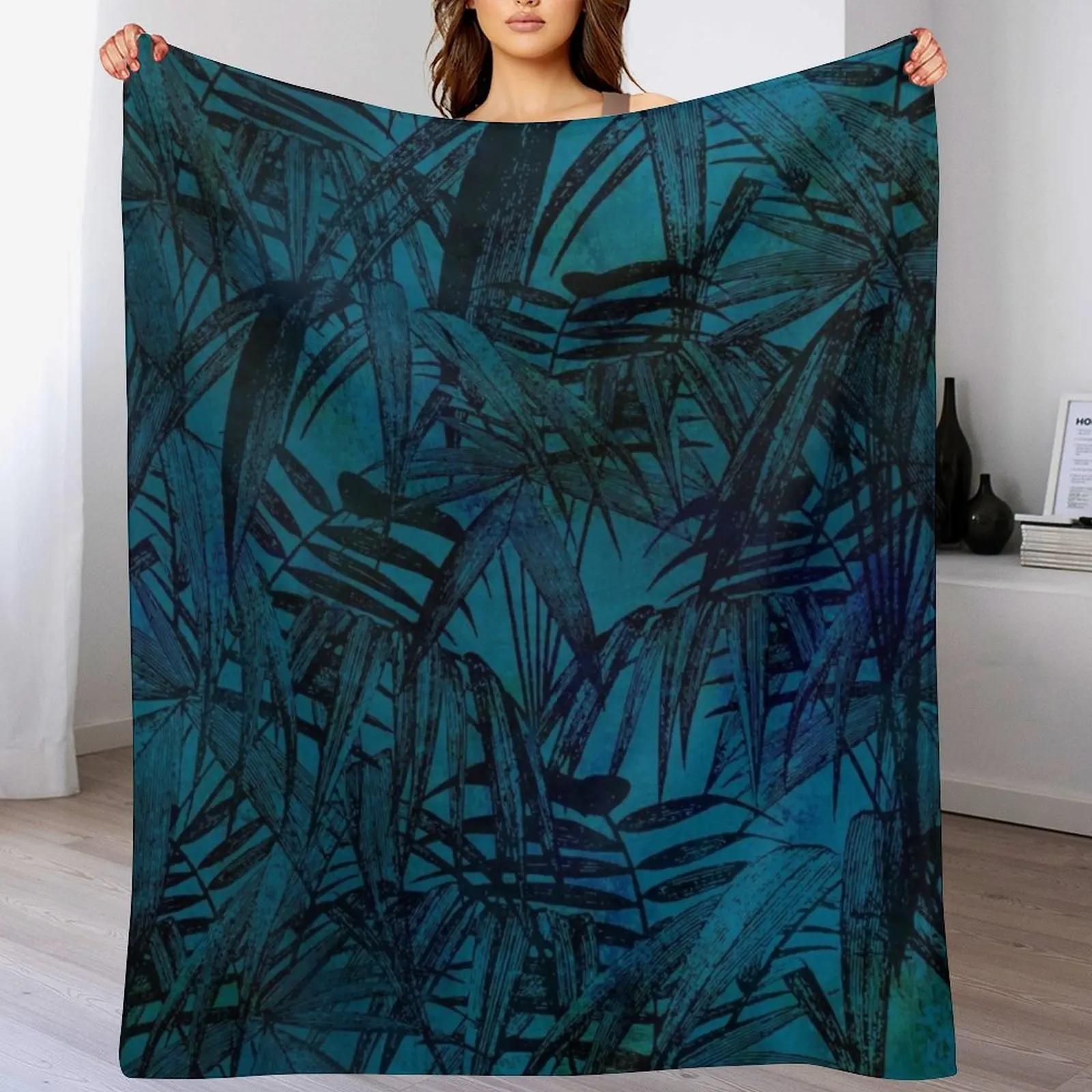 Dark Jungle Night Palm Leaves Throw Blanket Cozy Throw Blanket for Bed Sofa Chair 102x76cm(40x30in)
Dark Jungle Night Palm Leaves Throw Blanket Cozy Throw Blanket for Bed Sofa Chair 102x76cm(40x30in)