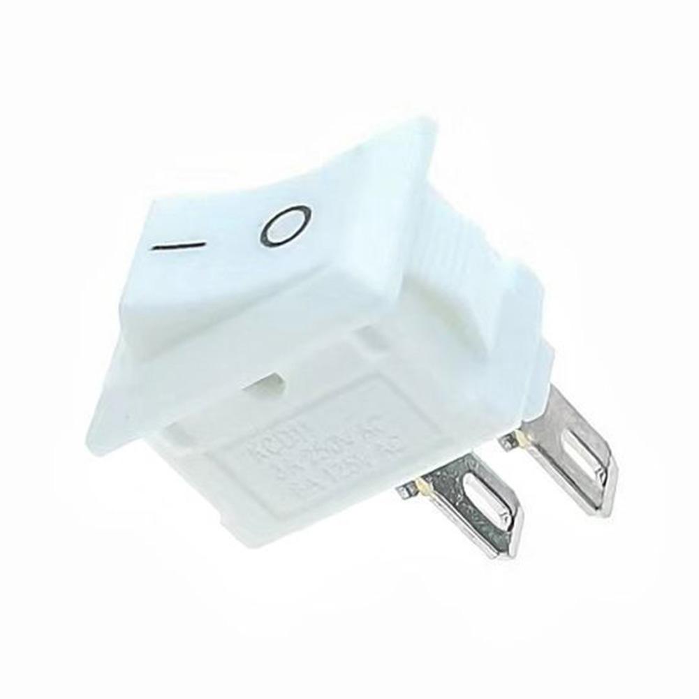 10pcs For Rocker Switch 2 Pin ON-OFF SPST 125VAC/6A 250VAC/3A White Boat Power Tool Accessories 6A At 125VAC And 3A At 250VAC China Mainland
10pcs For Rocker Switch 2 Pin ON-OFF SPST 125VAC/6A 250VAC/3A White Boat Power Tool Accessories 6A At 125VAC And 3A At 250VAC China Mainland