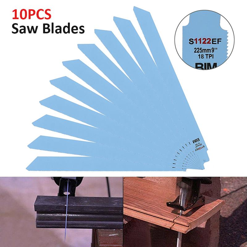 PDTO Новые 10 шт. Pro Sabre Saw Blade BIM Сабельные пилы S1122EF для Bosch 
PDTO Новые 10 шт. Pro Sabre Saw Blade BIM Сабельные пилы S1122EF для Bosch