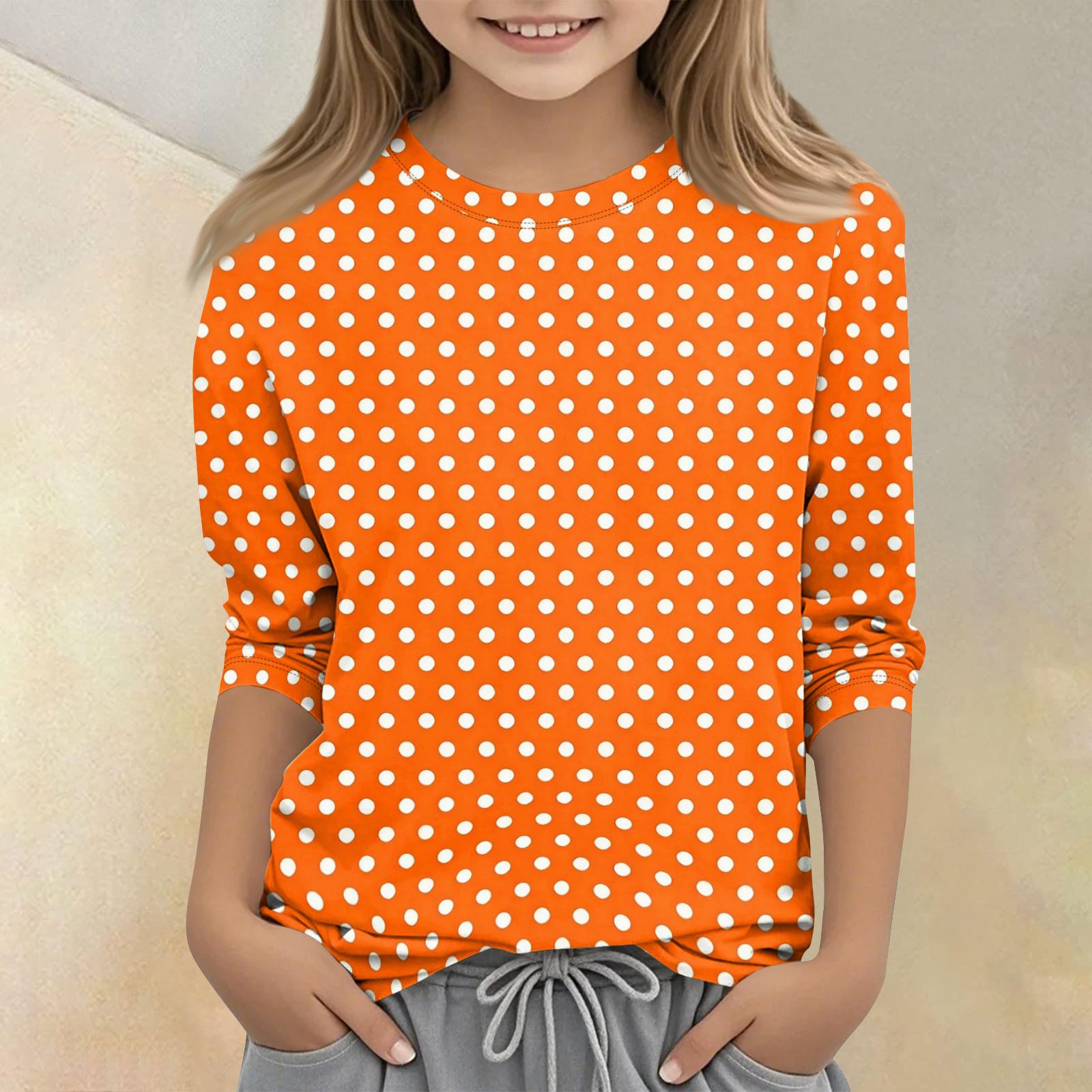 Children s Printed Round Neck Seven Quarter Sleeve Casual T-shirt 160 помаранчевий
Children s Printed Round Neck Seven Quarter Sleeve Casual T-shirt 160 помаранчевий