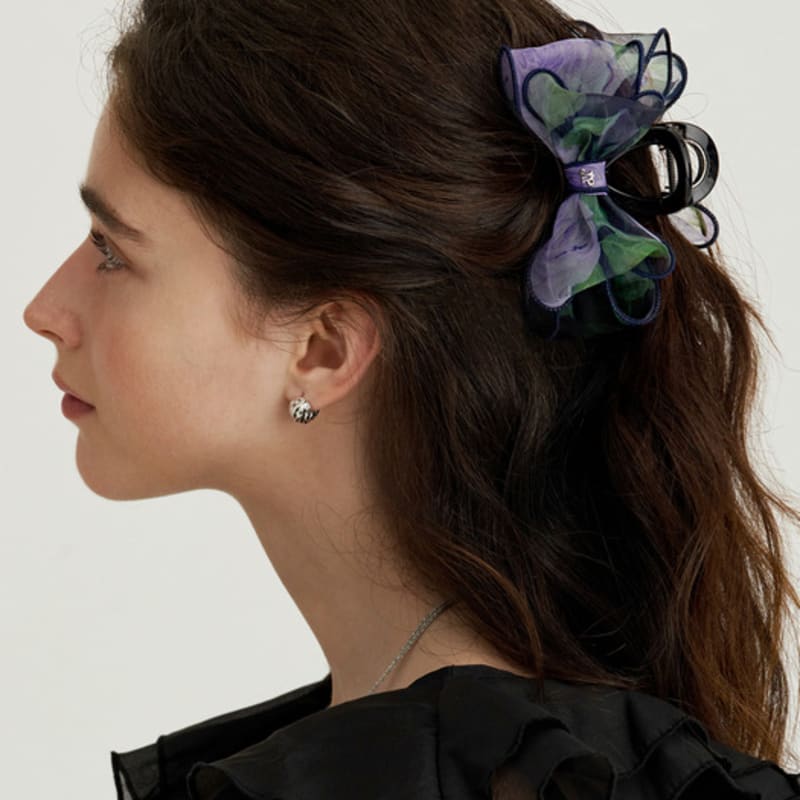 Jean Paul Clarisse Organza Flower Ribbon Clip JP-25-056CC black
Jean Paul Clarisse Organza Flower Ribbon Clip JP-25-056CC black