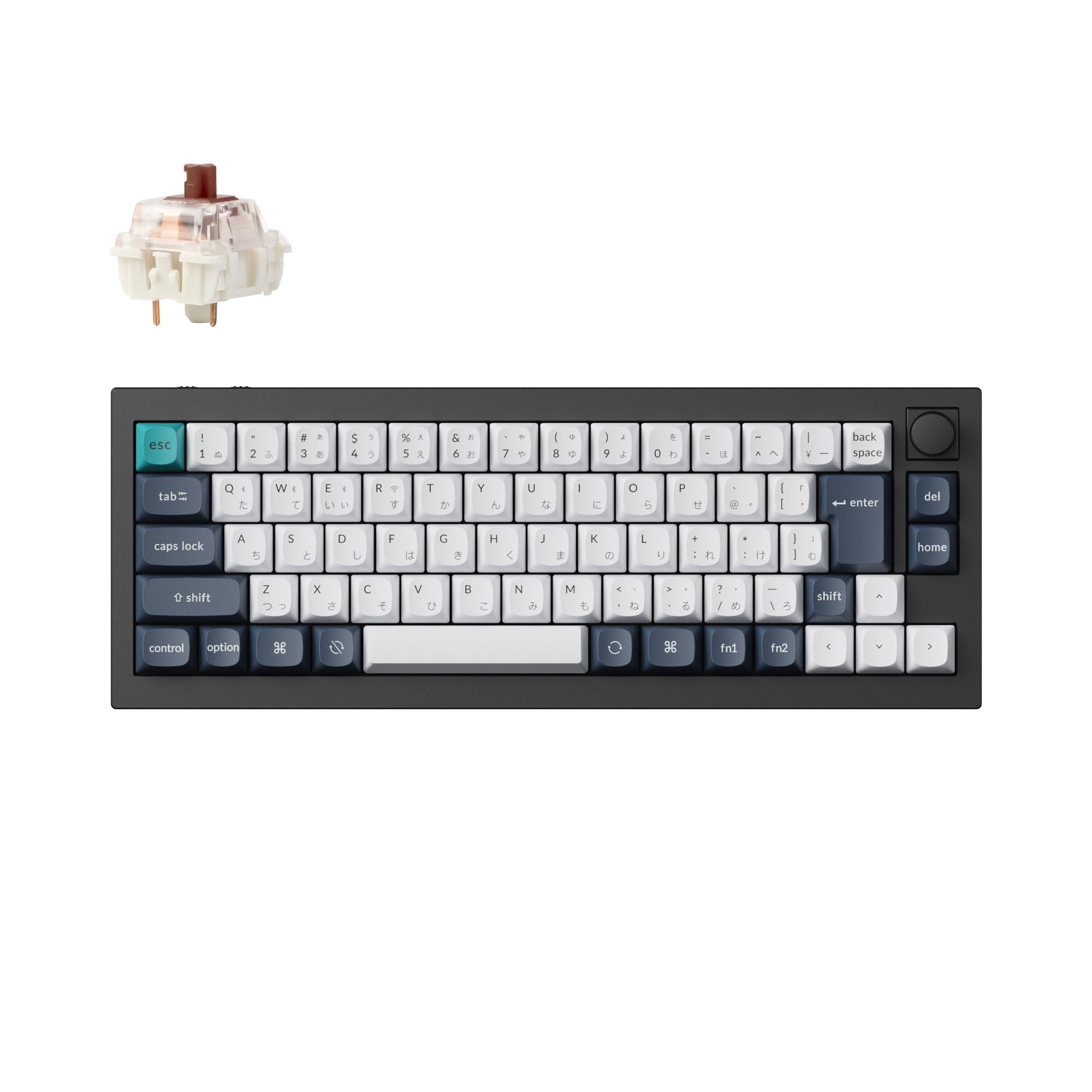Keychron Q2 Max QMKVIA wireless custom mechanical keyboard, 2.4 GHzBluetoothwired connection, JIS layout, RGB light, hot swap compatible Gateron
Keychron Q2 Max QMKVIA wireless custom mechanical keyboard, 2.4 GHzBluetoothwired connection, JIS layout, RGB light, hot swap compatible Gateron