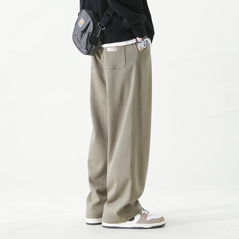 Straight Casual Pants for Men Spring Autumn New High Street Wide Legs 5XL зелений
Straight Casual Pants for Men Spring Autumn New High Street Wide Legs 5XL зелений