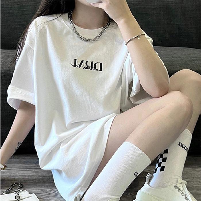 2025 лето хлопковая футболка с коротким рукавом студенческая ленивый принт средняя и длинная футболка женская S белый
2025 лето хлопковая футболка с коротким рукавом студенческая ленивый принт средняя и длинная футболка женская S белый