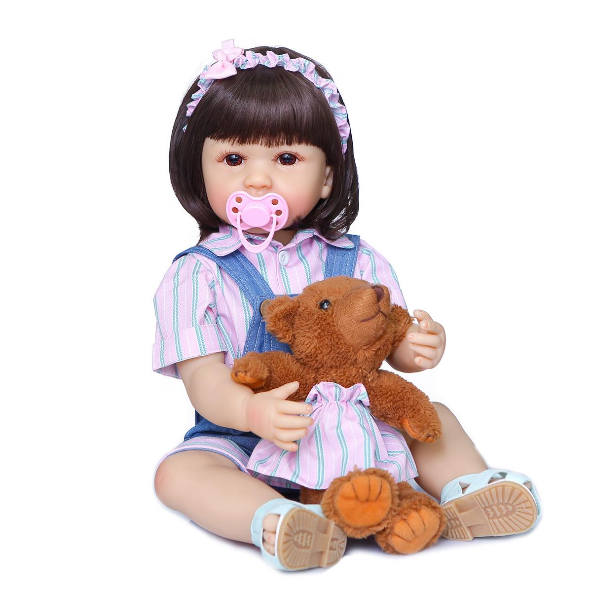 NPK 55 см Reborn Baby Girl Princess Кукла Реалистичная очень мягкая силиконовая кукла для всего тела, игрушка для ванной
NPK 55 см Reborn Baby Girl Princess Кукла Реалистичная очень мягкая силиконовая кукла для всего тела, игрушка для ванной