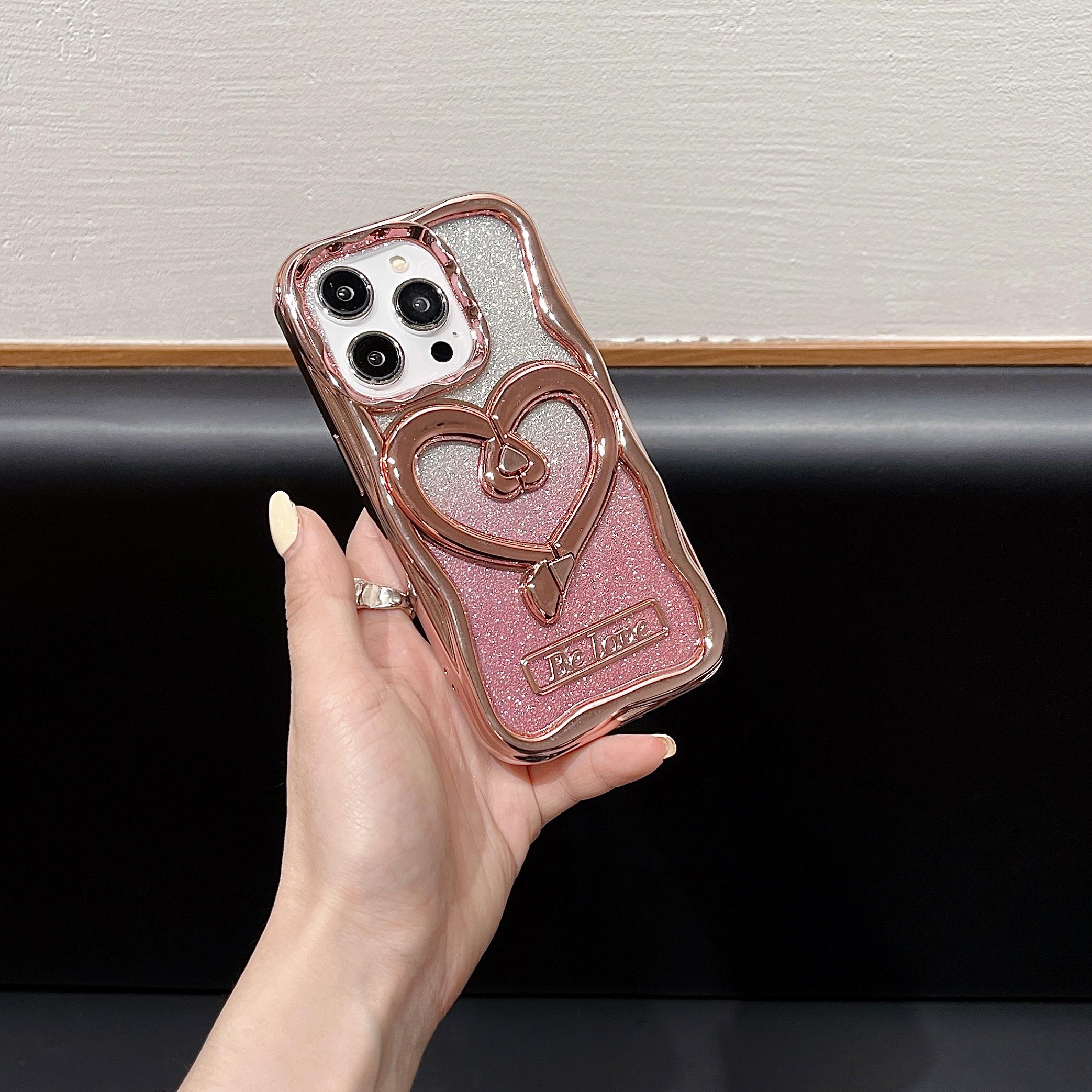 For iPhone 14 Pro Glitter Paper Phone Case Electroplated TPU Clear Cover with Kickstand Pink
For iPhone 14 Pro Glitter Paper Phone Case Electroplated TPU Clear Cover with Kickstand Pink