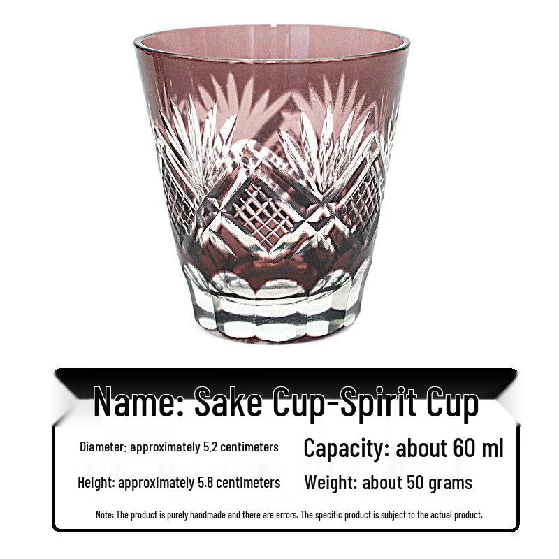 Hand-Carved Edo Kiriko Sake Glass
Hand-Carved Edo Kiriko Sake Glass