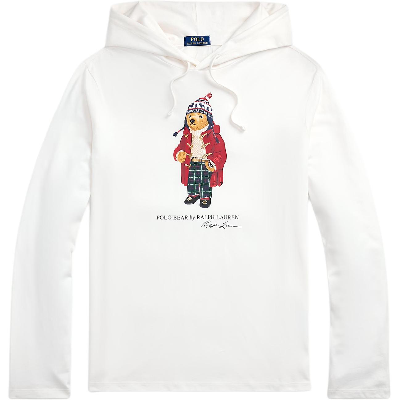 Polo Ralph Lauren Teddy Bear Letter Logo Pattern Hooded Long Sleeve Sweatshirt Men sweatshirt White 649339 M
Polo Ralph Lauren Teddy Bear Letter Logo Pattern Hooded Long Sleeve Sweatshirt Men sweatshirt White 649339 M