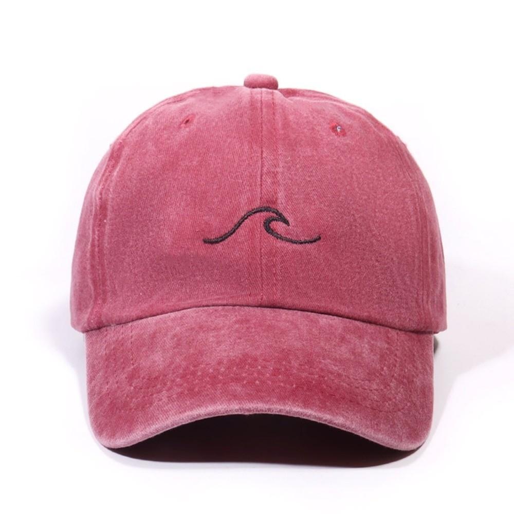 Solid Color Baseball Cap Wave Pattern Embroidery Sun Hat Trend Duck Tongue Hat Women
Solid Color Baseball Cap Wave Pattern Embroidery Sun Hat Trend Duck Tongue Hat Women