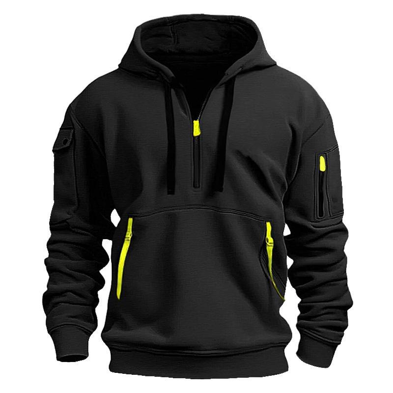 Men s Trendy V-Neck Zip-Up Sweatshirt with Customizable Logo Extra Large чёрный
Men s Trendy V-Neck Zip-Up Sweatshirt with Customizable Logo Extra Large чёрный