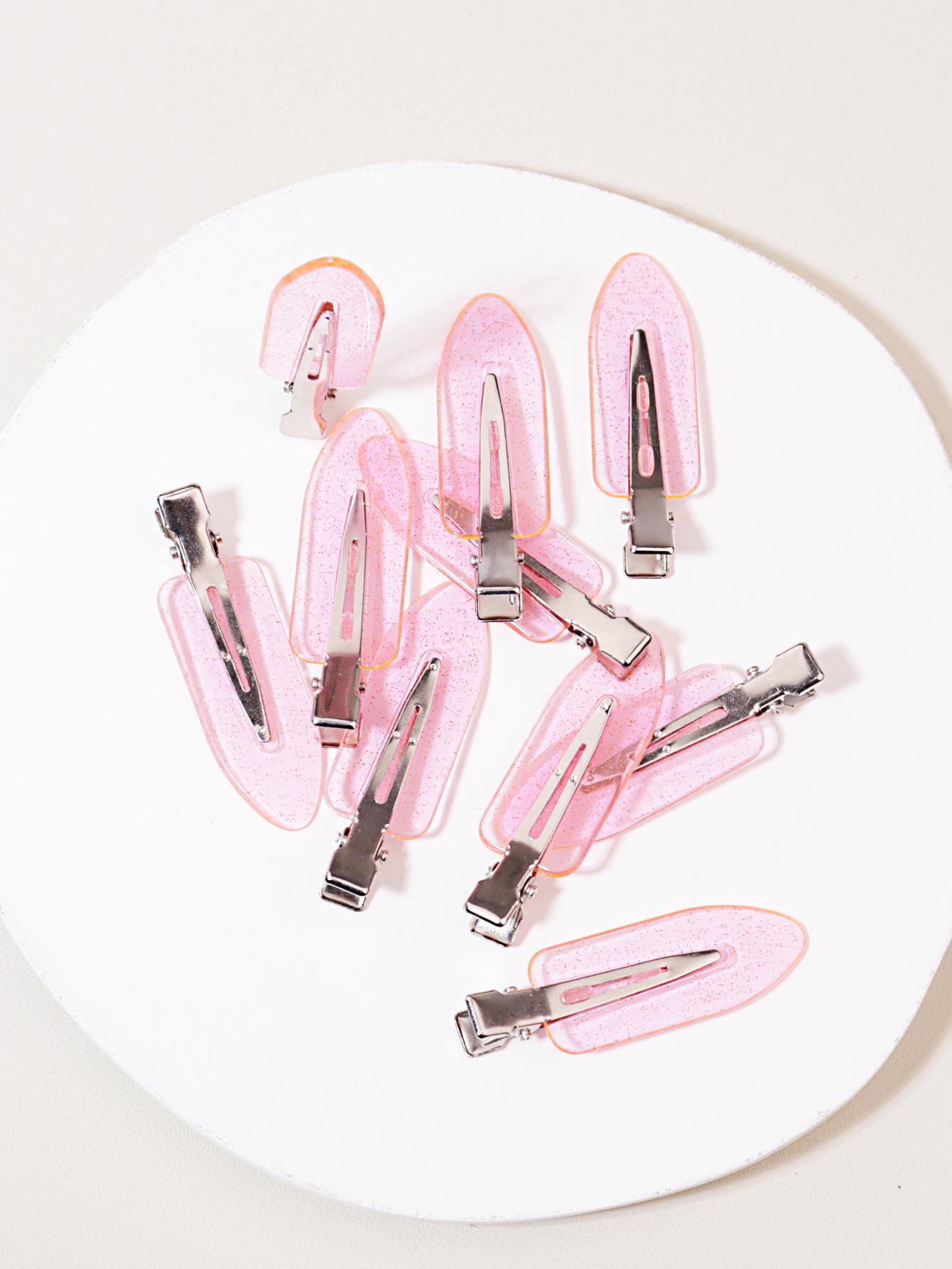 10pcs Transparent Seamless Hair Clips for Girls, Fashion Makeup & Facial Hair Styling Clips, Suitable for Real Hair Wigs
10pcs Transparent Seamless Hair Clips for Girls, Fashion Makeup & Facial Hair Styling Clips, Suitable for Real Hair Wigs
