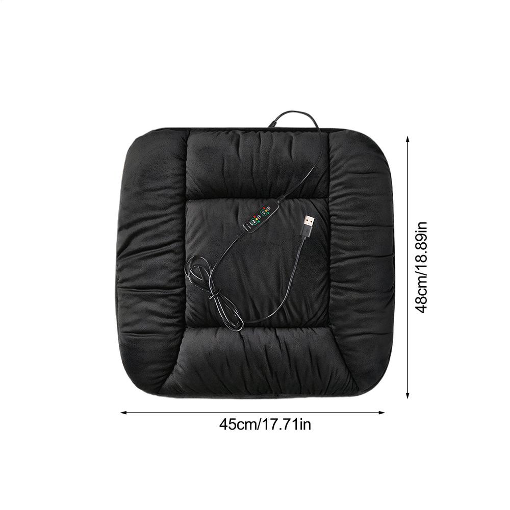 USB Heated Car Seat Cushion Adjustable Levels Automotive Plush Cover Fast Heating Vehicle Seat Warmer Pad for Winter Use Cotton&Four Seasons чёрный
USB Heated Car Seat Cushion Adjustable Levels Automotive Plush Cover Fast Heating Vehicle Seat Warmer Pad for Winter Use Cotton&Four Seasons чёрный