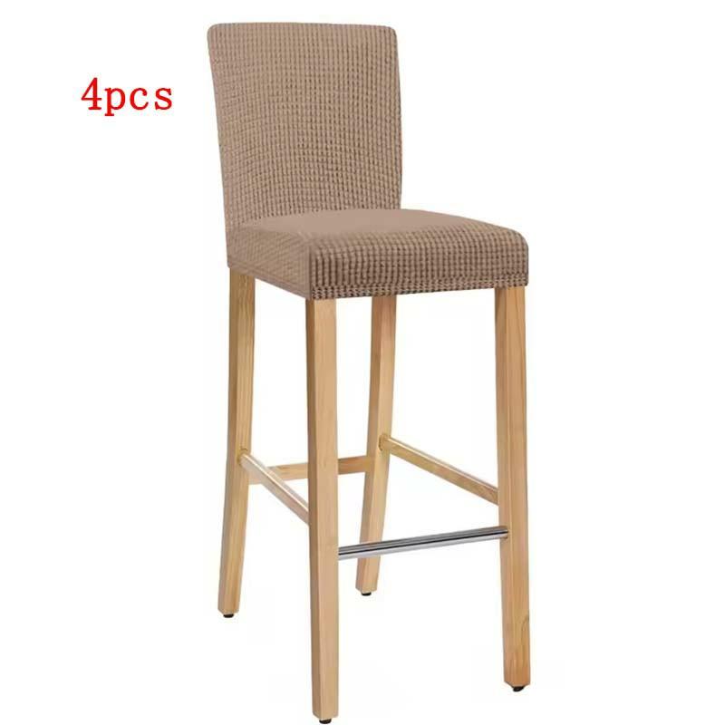 4PCS Corn Grain Velvet Bar Chair Protector Solid Color Comfortable Elastic Chair Covers for Bar Hotel Party Banquet хакі
4PCS Corn Grain Velvet Bar Chair Protector Solid Color Comfortable Elastic Chair Covers for Bar Hotel Party Banquet хакі