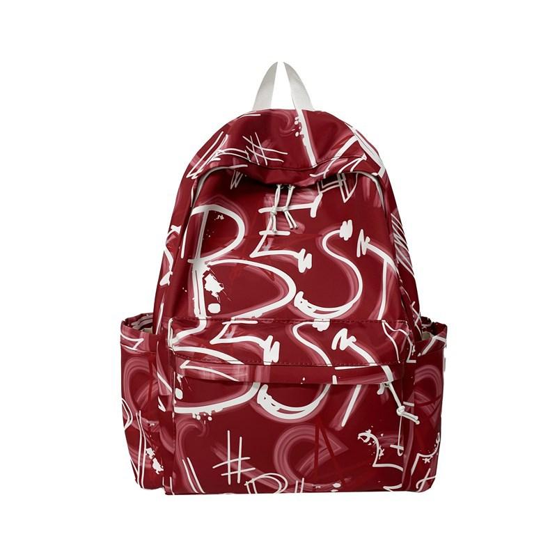 Рюкзак с принтом «письмо граффити», школьный рюкзак для студента, женский рюкзак большой вместимости красный
Рюкзак с принтом «письмо граффити», школьный рюкзак для студента, женский рюкзак большой вместимости красный