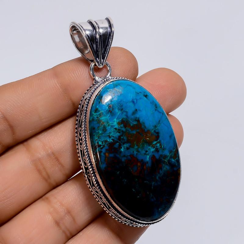 Outstanding Top Grade Qualite 100% Natural Azurite Oval Shape Vintage Style Handmade Jewelry 925 Steling Silver Plated Pendant 2.4 WSJ-4844 2.4
Outstanding Top Grade Qualite 100% Natural Azurite Oval Shape Vintage Style Handmade Jewelry 925 Steling Silver Plated Pendant 2.4 WSJ-4844 2.4
