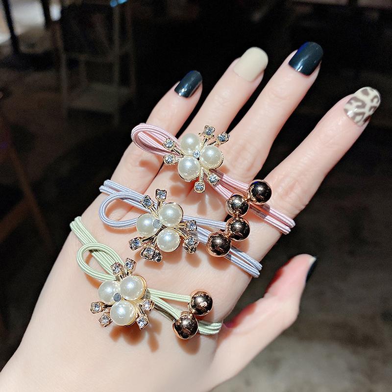 5Pcs High Elastic Pearl Hair Rope Women Girl Hair Rope Small Fresh Pearl Rubber Bands Simple Ponytail Hair Ties
5Pcs High Elastic Pearl Hair Rope Women Girl Hair Rope Small Fresh Pearl Rubber Bands Simple Ponytail Hair Ties