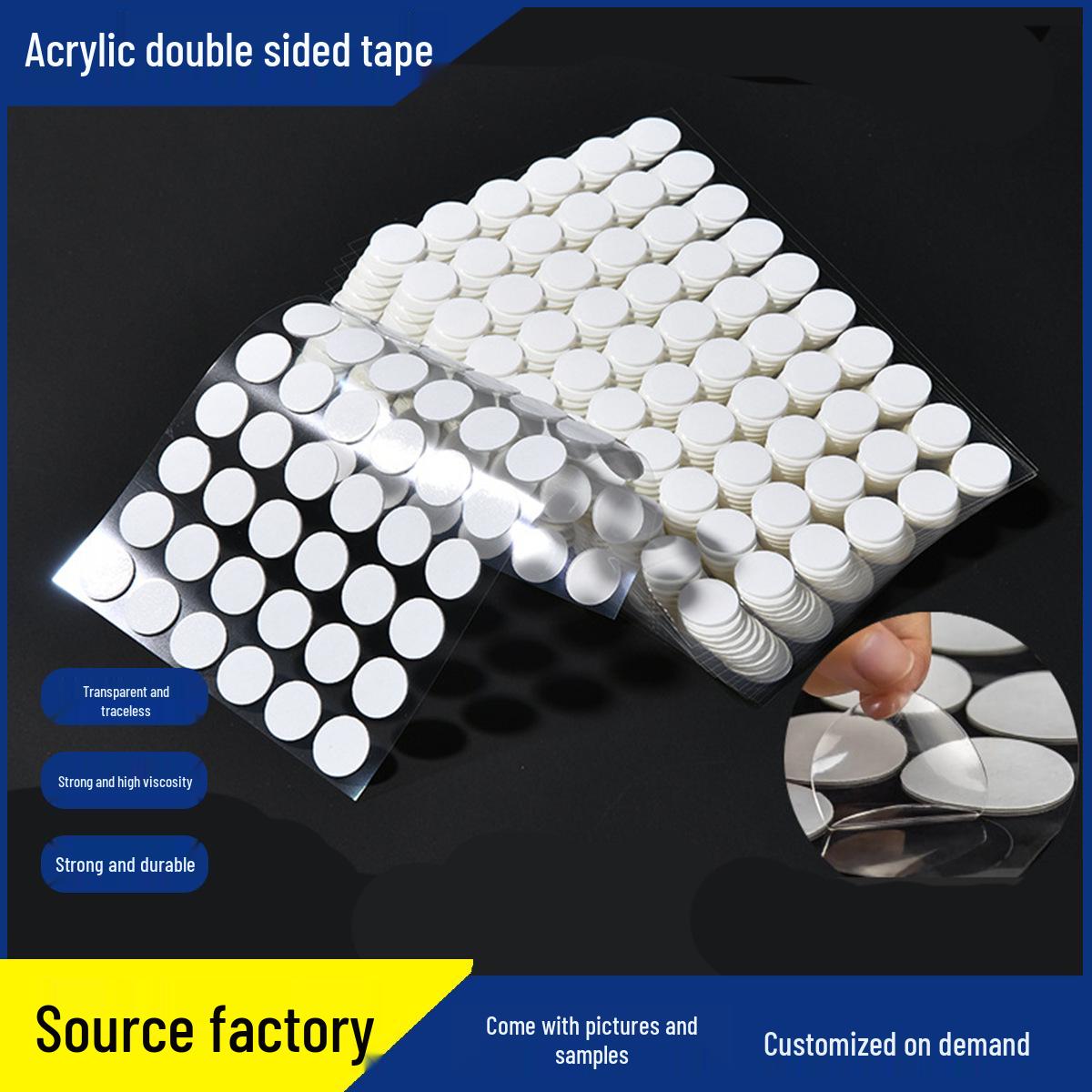 Double-Sided High-Viscosity Nano-Dot Adhesive Tape - Strong, No-Trace Wedding Sticker Tape Diameter 1CM (80 pieces)
Double-Sided High-Viscosity Nano-Dot Adhesive Tape - Strong, No-Trace Wedding Sticker Tape Diameter 1CM (80 pieces)