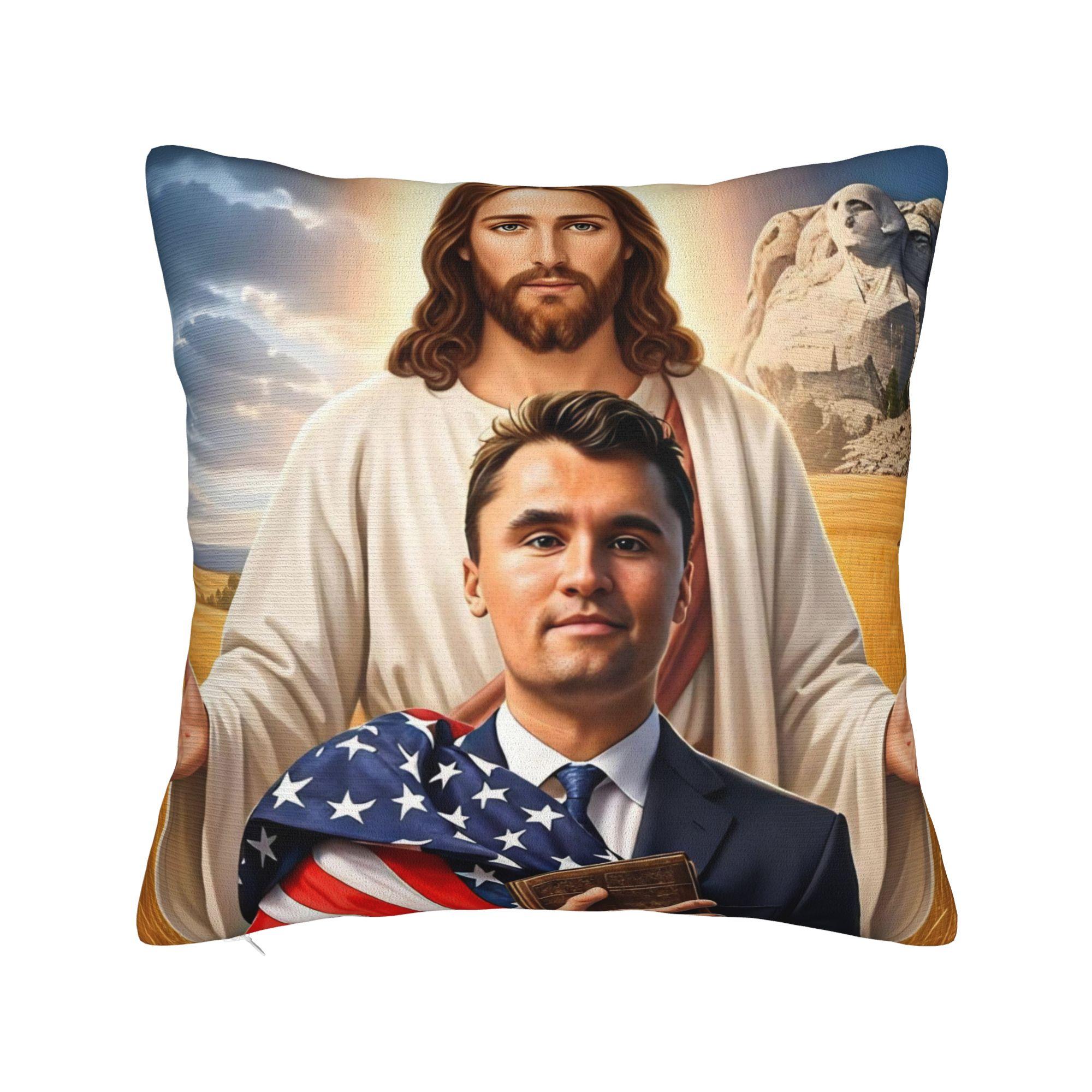 Charlie Kirk Embrace God Pillowcase Printing Polyester Cushion Cover Gift Pillow Case Cover Chair Drop Shipping 40X40cm 45x45cm 18x18in
Charlie Kirk Embrace God Pillowcase Printing Polyester Cushion Cover Gift Pillow Case Cover Chair Drop Shipping 40X40cm 45x45cm 18x18in