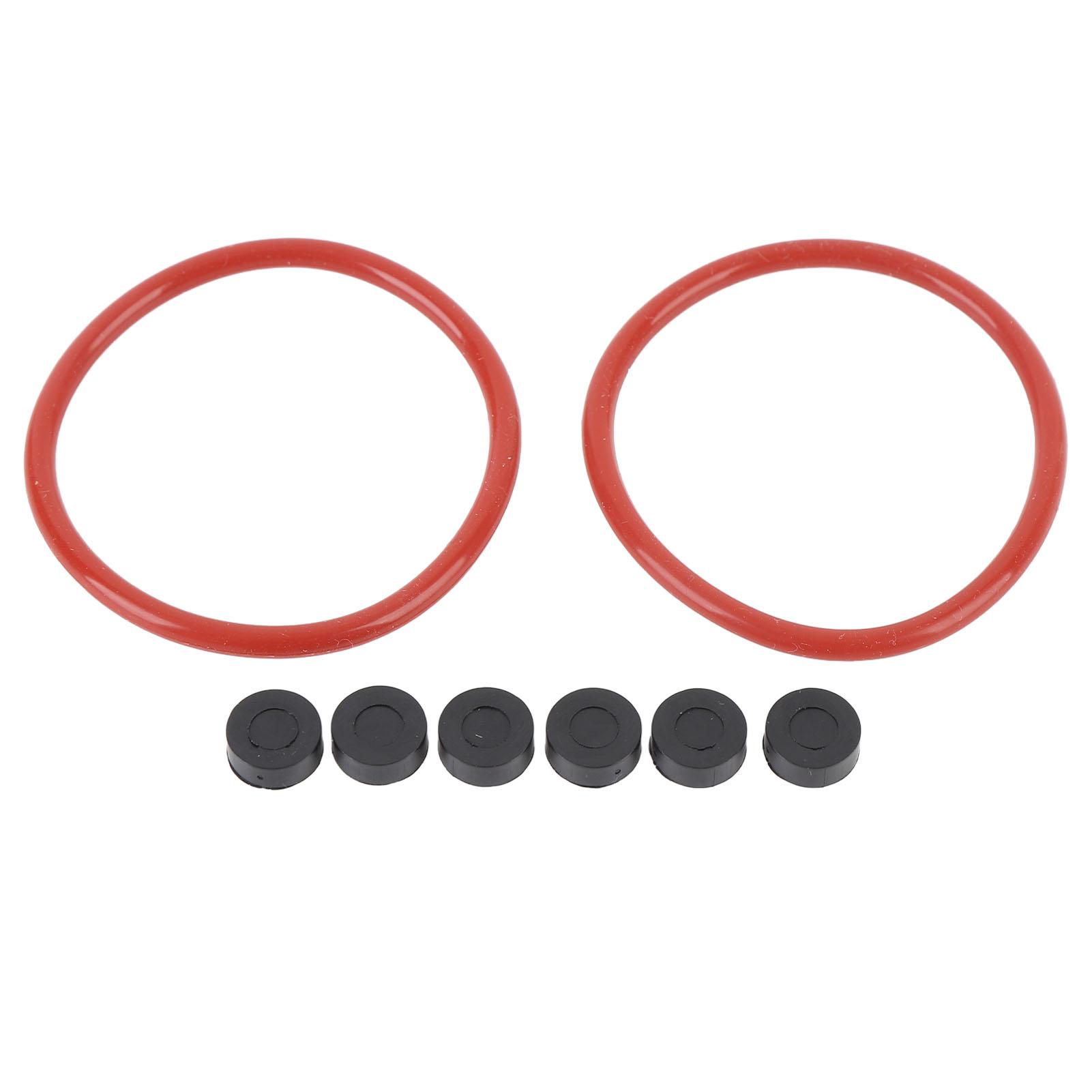 Комплект резиновых колец для ремонта уплотнений 2 уплотнительных кольца 6 шайб Комплект для замены при капитальном ремонте для адаптера NAB Revox серый чёрный
Комплект резиновых колец для ремонта уплотнений 2 уплотнительных кольца 6 шайб Комплект для замены при капитальном ремонте для адаптера NAB Revox серый чёрный