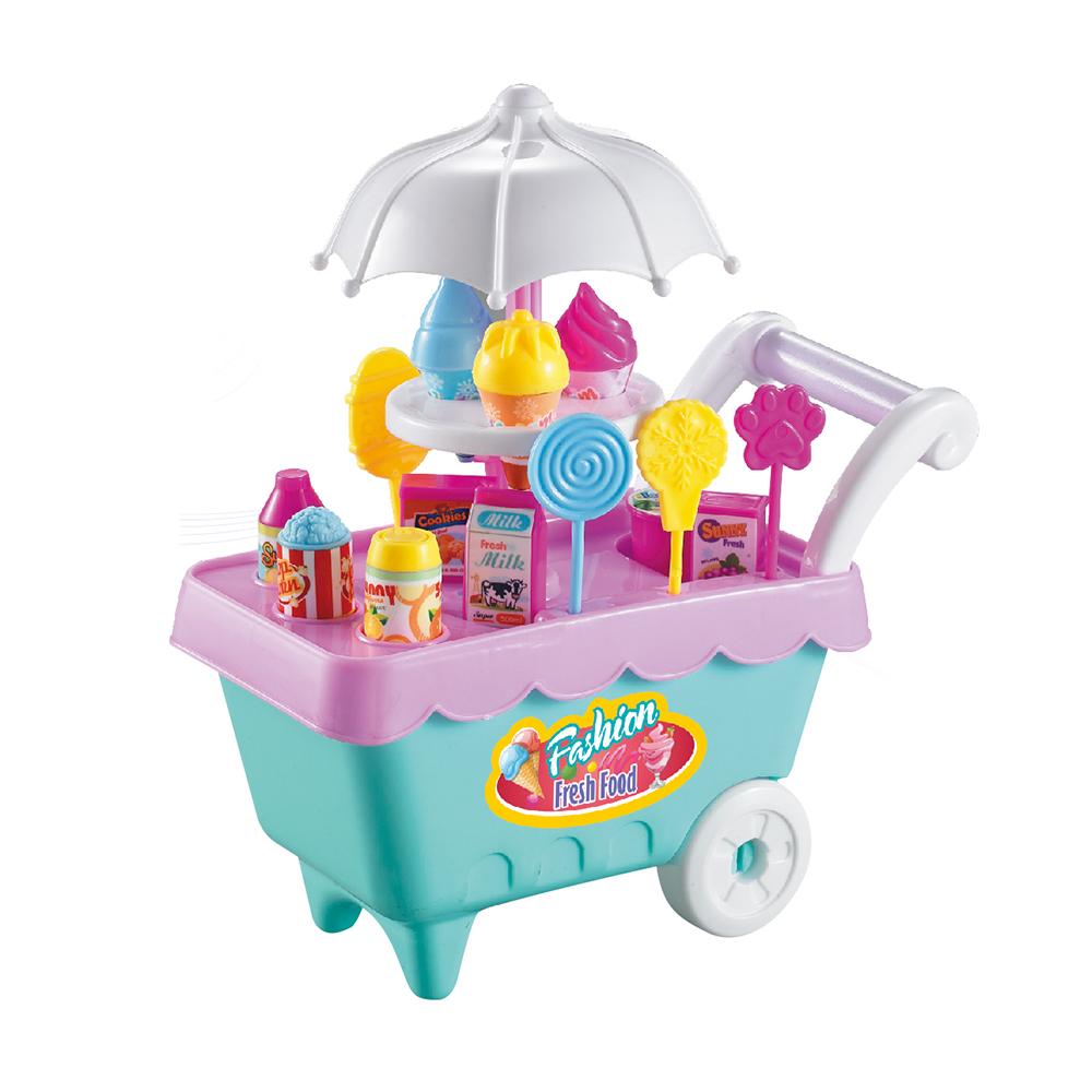 19Pcs/Set Simulation Candy Ice Cream Cart Play Set Kids Educational Toys with Light and Music Random Color
19Pcs/Set Simulation Candy Ice Cream Cart Play Set Kids Educational Toys with Light and Music Random Color