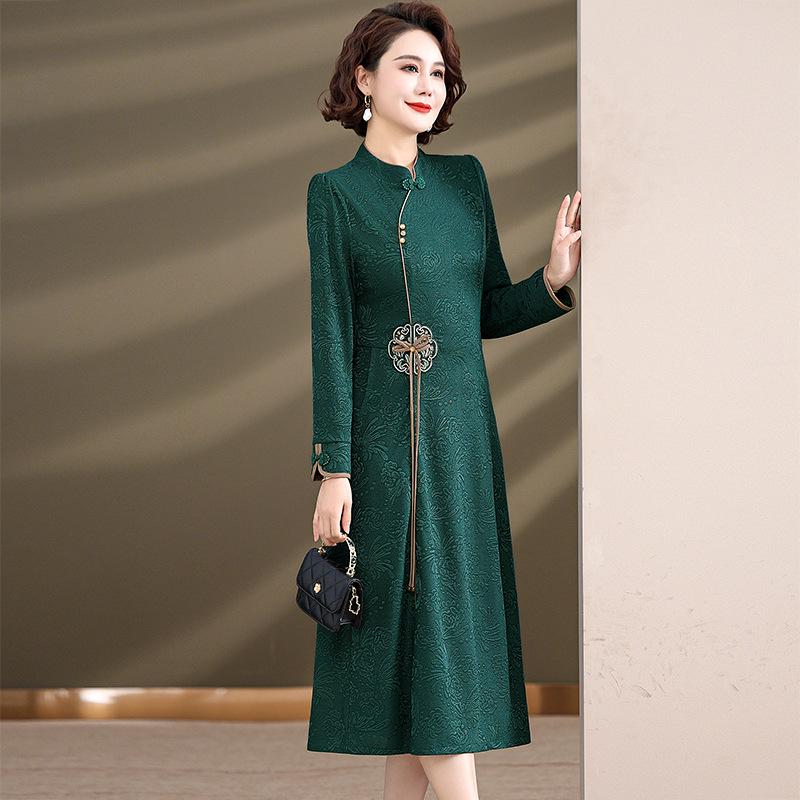 Elegant Spring/Autumn Dress for Middle-Aged Women 40s-50s - 2026 New Style Skirt XL зелёный
Elegant Spring/Autumn Dress for Middle-Aged Women 40s-50s - 2026 New Style Skirt XL зелёный