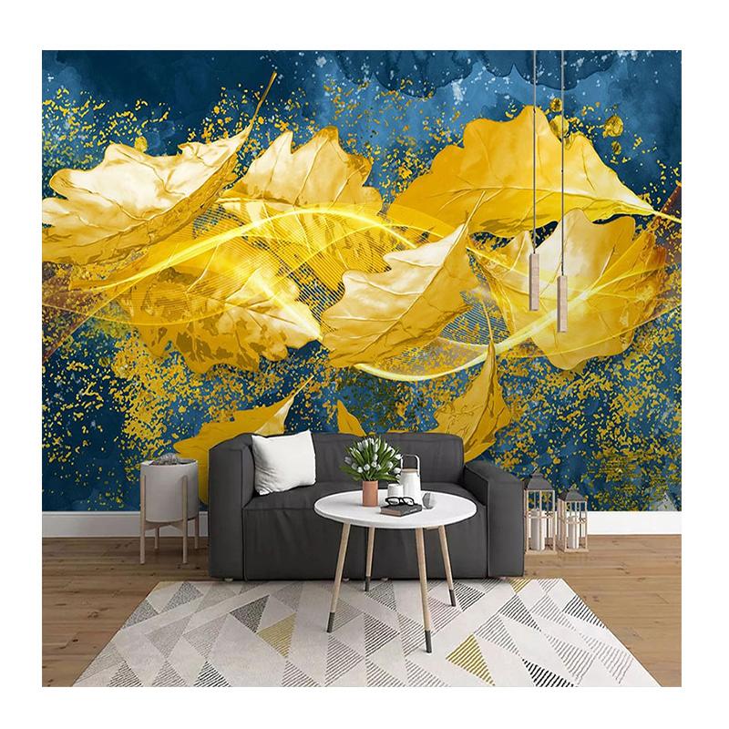 3D Wall Paper Golden Leaves Wallpaper Modern Art Mural Living Room TV Sofa Backdrop Wallpaper Home Decoration 200 cm(W) x 140 cm(H)
3D Wall Paper Golden Leaves Wallpaper Modern Art Mural Living Room TV Sofa Backdrop Wallpaper Home Decoration 200 cm(W) x 140 cm(H)