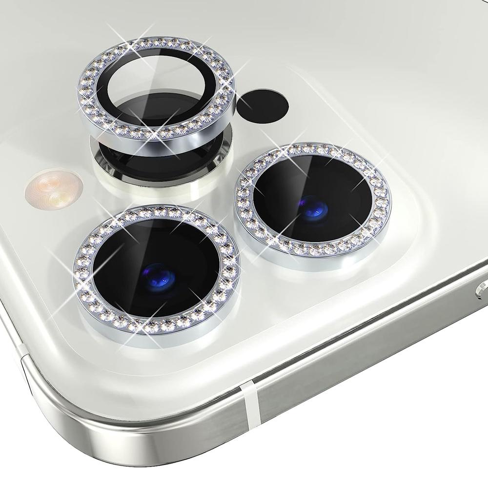 NORTHJO 1 Set For iPhone 14 Pro/14 Pro Max Camera Lens Protector Tempered Glass+Metal Rhinestone Camera Ring Film Silver
NORTHJO 1 Set For iPhone 14 Pro/14 Pro Max Camera Lens Protector Tempered Glass+Metal Rhinestone Camera Ring Film Silver