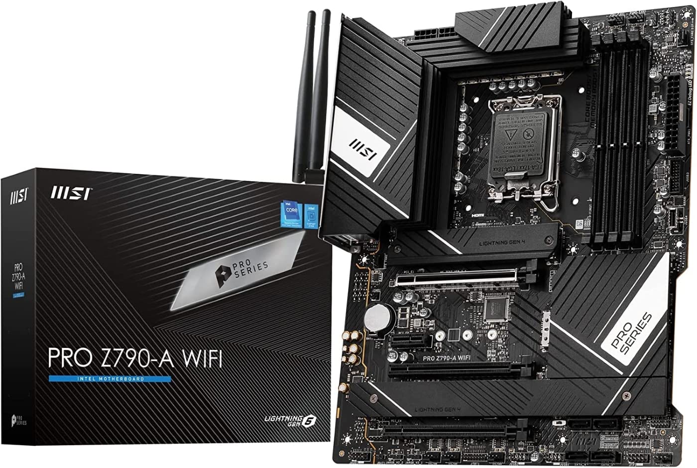 Материнська плата MSI PRO WIFI INTEL, сумісна з процесором Generation, оснащена чіпсетом Z790 ATX MB5915 Z790-A 12-го/13-го (LGA1700)
Материнська плата MSI PRO WIFI INTEL, сумісна з процесором Generation, оснащена чіпсетом Z790 ATX MB5915 Z790-A 12-го/13-го (LGA1700)