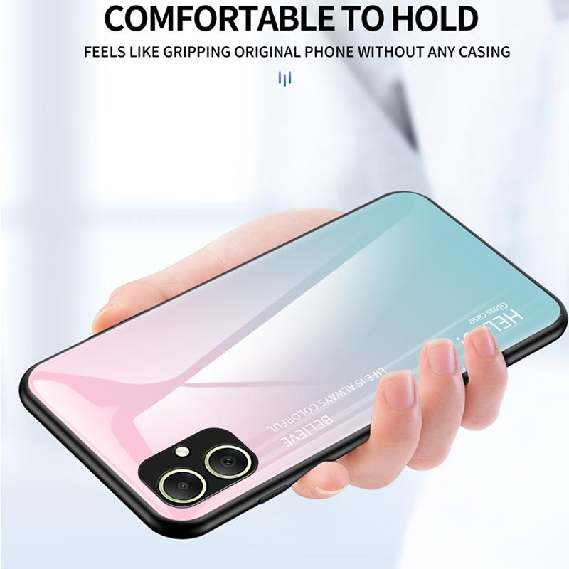 For Samsung Galaxy A05 4G Case Drop Proof Tempered Glass+PC+TPU Gradient Phone Cover Gradient Rose
For Samsung Galaxy A05 4G Case Drop Proof Tempered Glass+PC+TPU Gradient Phone Cover Gradient Rose