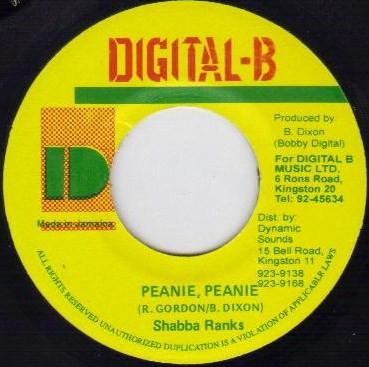 7inch Record SHABBA RANKS - Peanie, Peanie NONE Digital-B Jamaica Reggae, Ska & Dub Used
7inch Record SHABBA RANKS - Peanie, Peanie NONE Digital-B Jamaica Reggae, Ska & Dub Used
