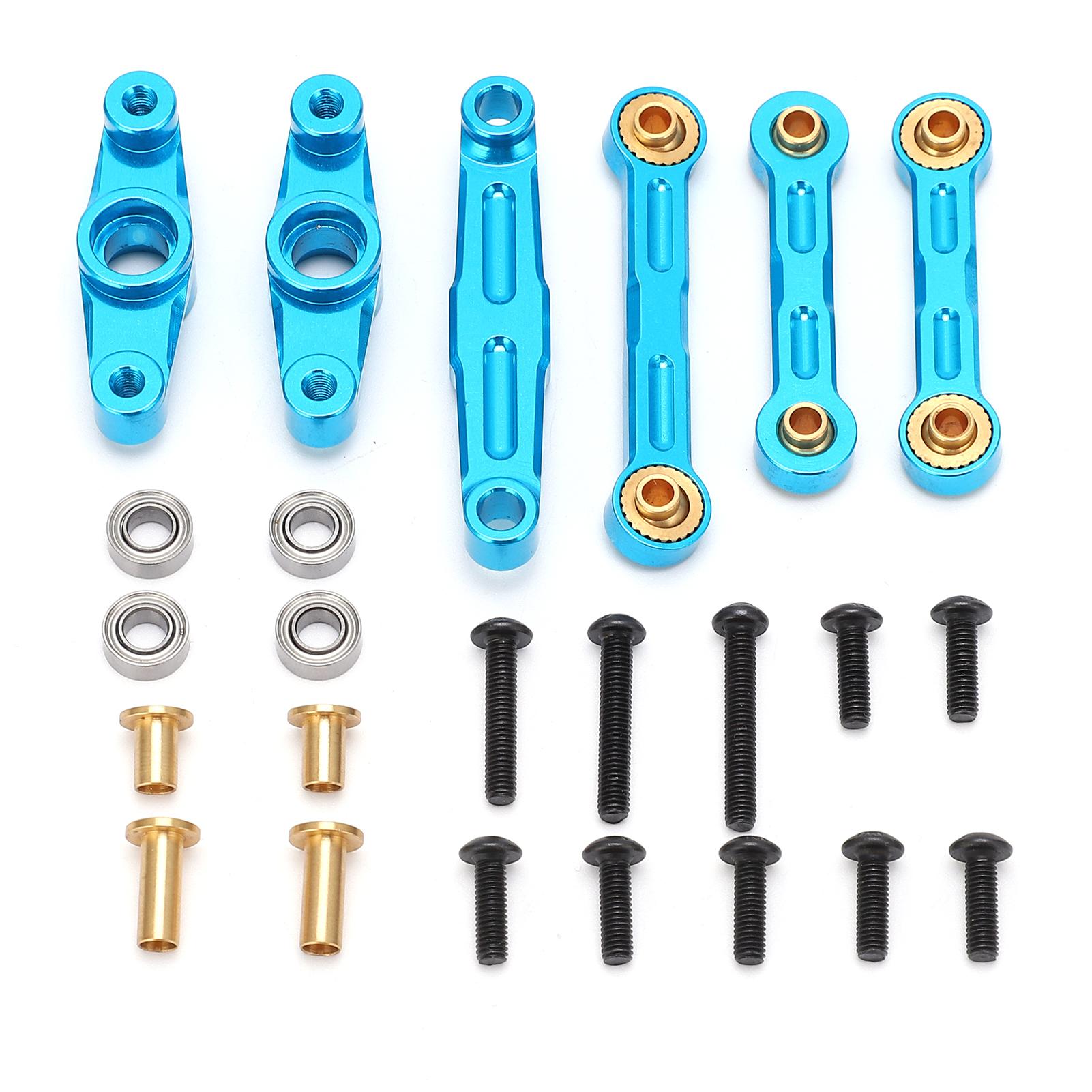 Aluminum Alloy Ball Bearing Crank Steering Set for Tamiya TT02 110 RC Car Upgrade Parts
Aluminum Alloy Ball Bearing Crank Steering Set for Tamiya TT02 110 RC Car Upgrade Parts