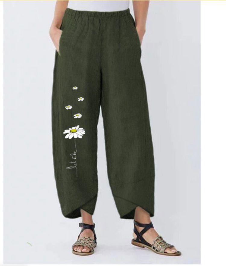 Cotton Linen Women s Cartoon Daisy Print Casual Elastic Waist Pants 3401 Triple Extra Large
Cotton Linen Women s Cartoon Daisy Print Casual Elastic Waist Pants 3401 Triple Extra Large