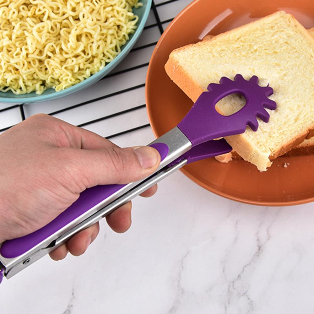 Kitchen Silicone Non-Slip Heat Resistant Noodles Clamp BBQ Clips Pasta Tools Food Serving Tongs серый
Kitchen Silicone Non-Slip Heat Resistant Noodles Clamp BBQ Clips Pasta Tools Food Serving Tongs серый