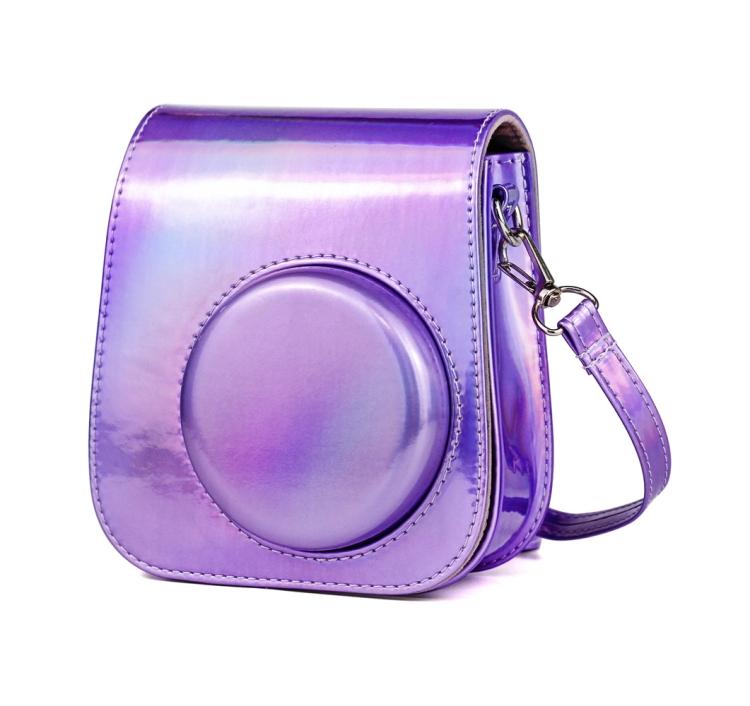 Richwell Portable Aurora PU Leather Camera Case Camera Bag with Shoulder Strap, Suitable for Fujifilm Instax Mini 11 фіолетовий
Richwell Portable Aurora PU Leather Camera Case Camera Bag with Shoulder Strap, Suitable for Fujifilm Instax Mini 11 фіолетовий
