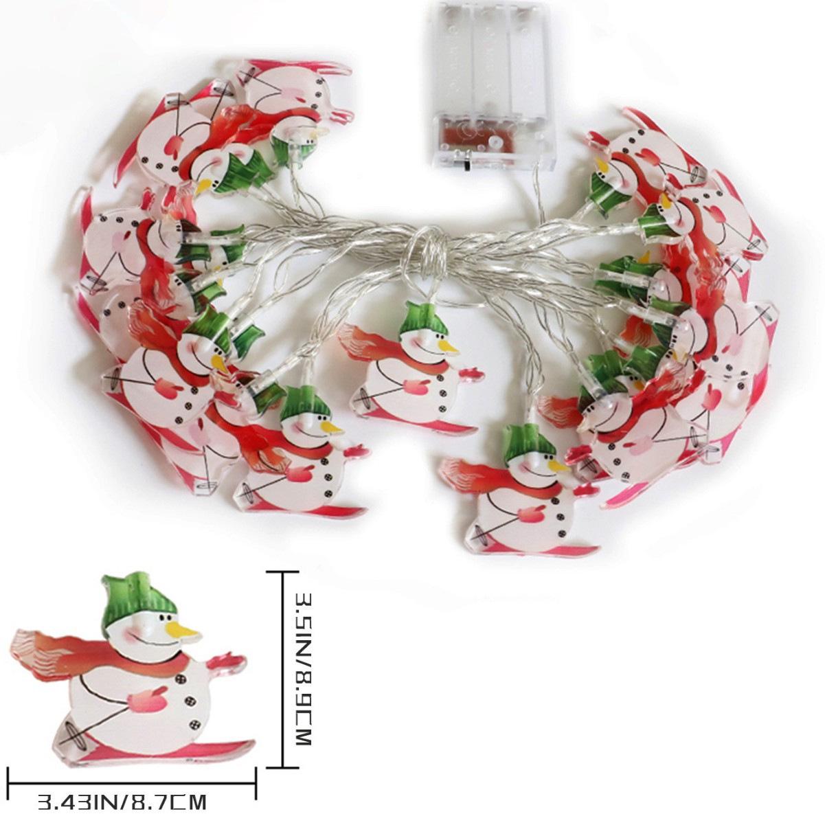Рождественский снеговик, елка, светодиодные гирлянды - Праздничный декор для окон Multicolor - 4.5m 30 Lights - Battery
Рождественский снеговик, елка, светодиодные гирлянды - Праздничный декор для окон Multicolor - 4.5m 30 Lights - Battery