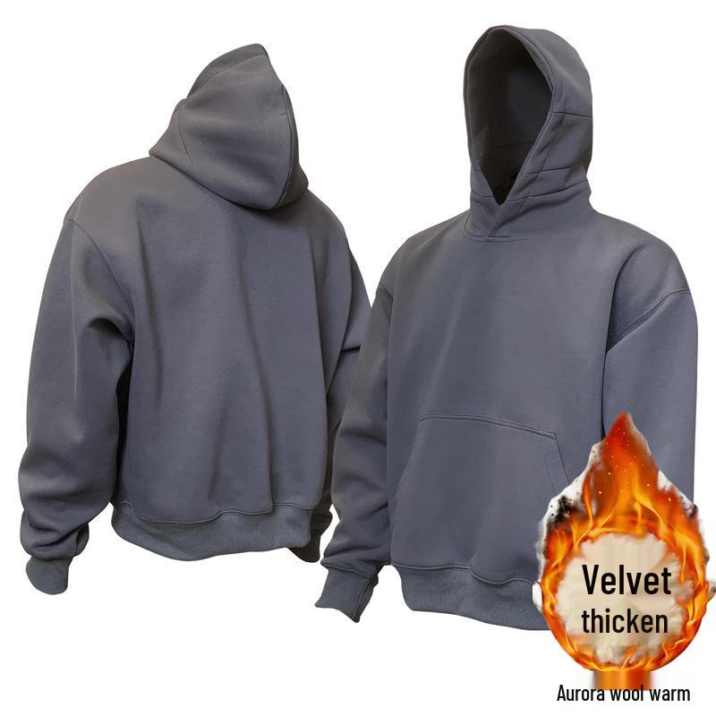 Pure Color Boxy Fit Hoodie – 480g Thick Fleece, Autumn Style, Loose Fit for Couples Large
Pure Color Boxy Fit Hoodie – 480g Thick Fleece, Autumn Style, Loose Fit for Couples Large