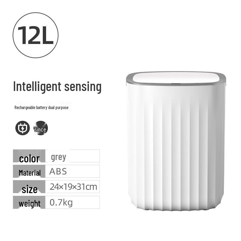 Jieanhui Автоматическое умное мусорное ведро с сенсором и крышкой - Водонепроницаемое для кухни, ванной комнаты или гостиной
Jieanhui Автоматическое умное мусорное ведро с сенсором и крышкой - Водонепроницаемое для кухни, ванной комнаты или гостиной