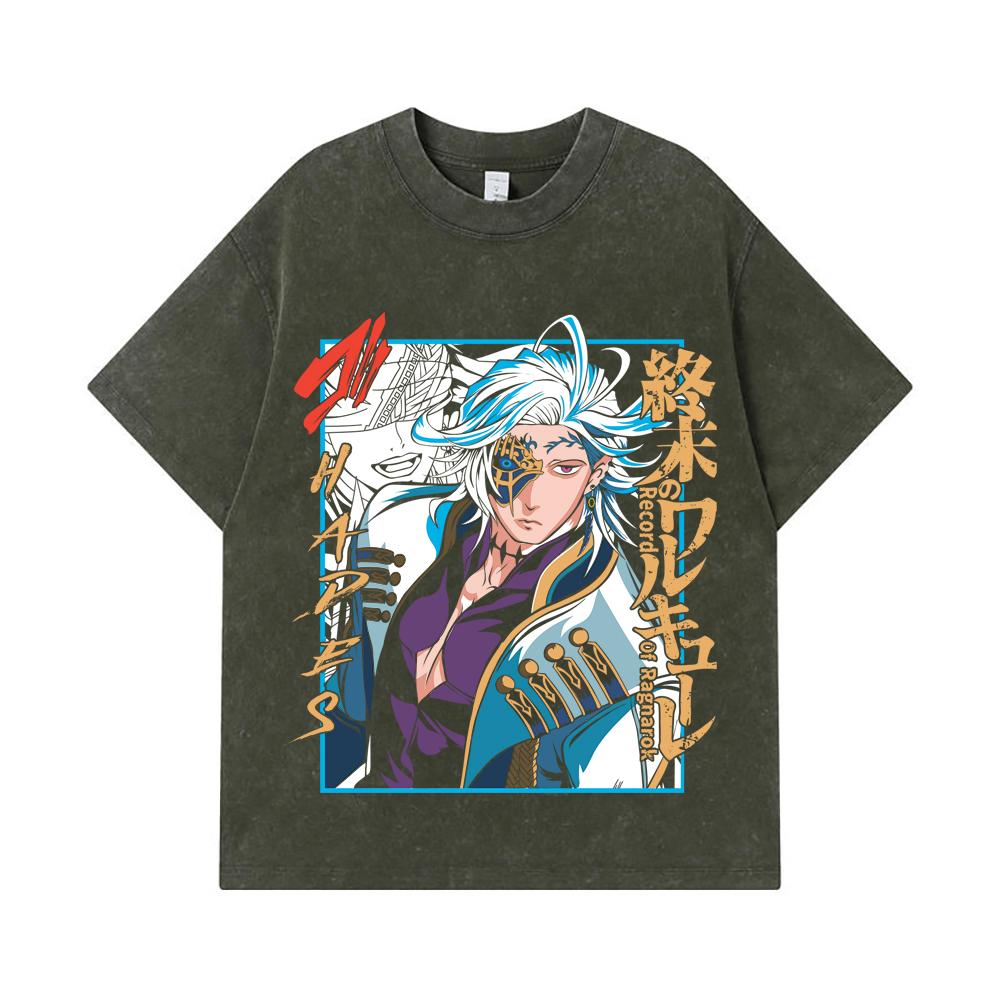 275 GSM Washed T-shirts 100% Cotton Record of Ragnarok V6 Hades Print Unisex Heavy Cotton T Shirt S армия зеленый
275 GSM Washed T-shirts 100% Cotton Record of Ragnarok V6 Hades Print Unisex Heavy Cotton T Shirt S армия зеленый