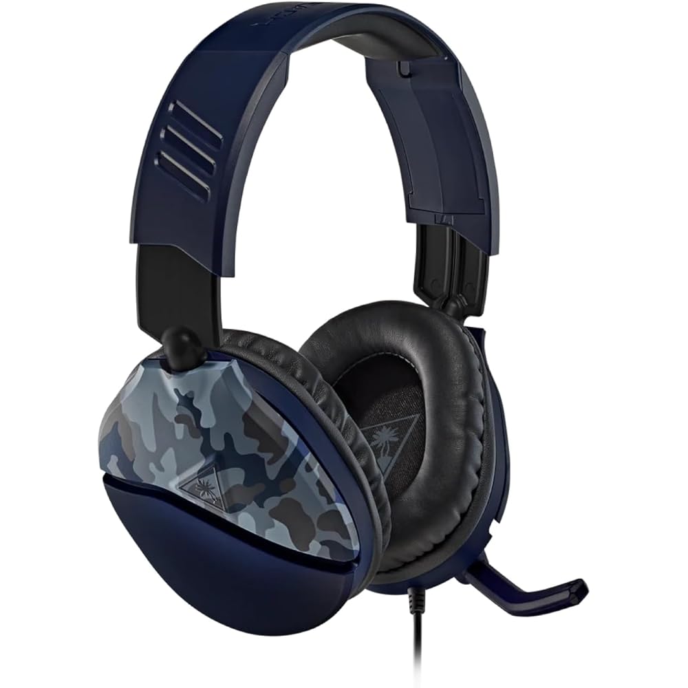 Turtle Beach Recon 70 Gaming Headset Lightweight 230g Wired 3.5mm Microphone Blue Camo for PS5 PS4 Xbox Mobile
Turtle Beach Recon 70 Gaming Headset Lightweight 230g Wired 3.5mm Microphone Blue Camo for PS5 PS4 Xbox Mobile