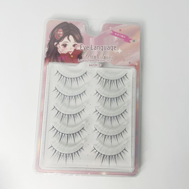 Fairy Black Stem Comic Eye False Eyelashes for Bridal Makeup
Fairy Black Stem Comic Eye False Eyelashes for Bridal Makeup