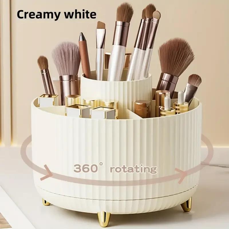 5 Slot 360° Rotating Makeup Brushes Holder Organizer Multi-Functional Desk Storage Cosmetics Storage for Vanity Desktop Bathroom
5 Slot 360° Rotating Makeup Brushes Holder Organizer Multi-Functional Desk Storage Cosmetics Storage for Vanity Desktop Bathroom