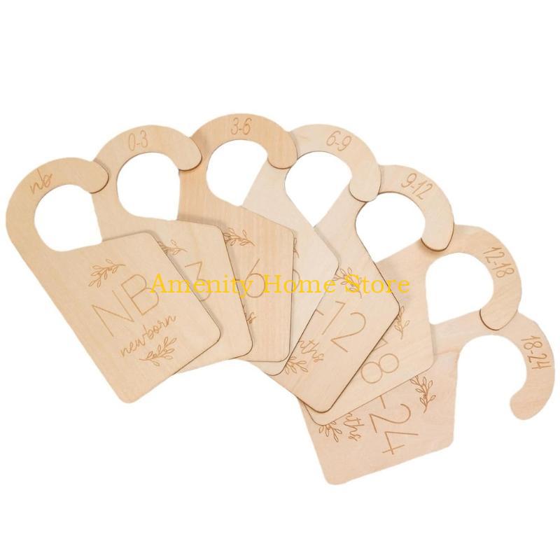 F26C Customizable Wood Nursery Closet Dividers Baby Clothes Hanger Wardrobe Size Organizers for Baby and Toddler Attire CN
F26C Customizable Wood Nursery Closet Dividers Baby Clothes Hanger Wardrobe Size Organizers for Baby and Toddler Attire CN