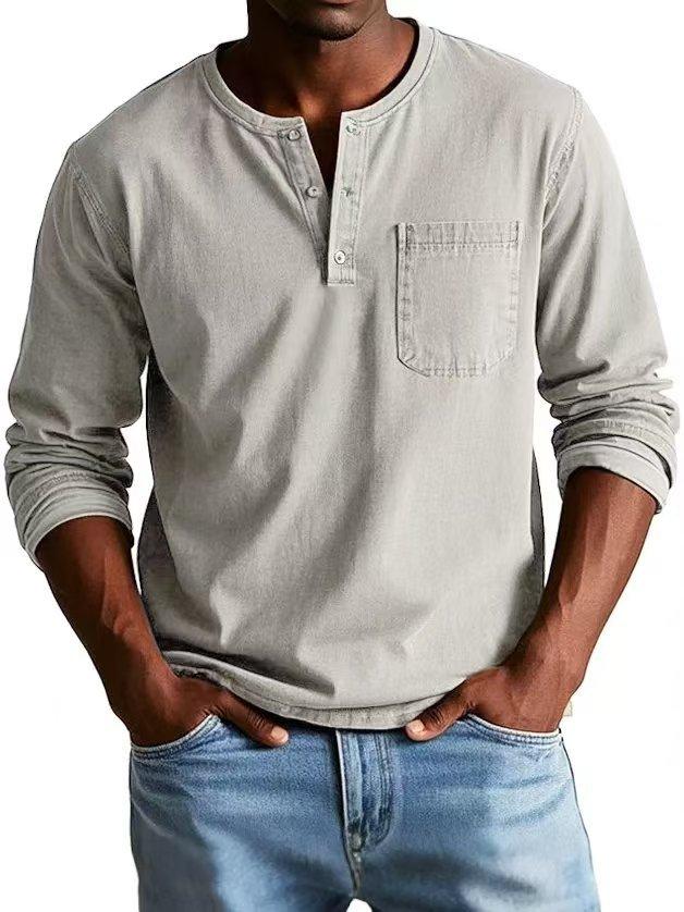 Men s Round-neck Long-sleeved T-shirt, Fitted and Breathable, with A Loose-fitting Long-sleeved Casual Top Design 5XL світло-сірий колір
Men s Round-neck Long-sleeved T-shirt, Fitted and Breathable, with A Loose-fitting Long-sleeved Casual Top Design 5XL світло-сірий колір