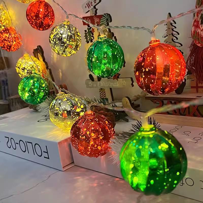 Electroplated LED Star & Snowflake String Lights - Christmas Tinsel Ball Decoration 1.5m 10 Lights 2A Battery Constant
Electroplated LED Star & Snowflake String Lights - Christmas Tinsel Ball Decoration 1.5m 10 Lights 2A Battery Constant