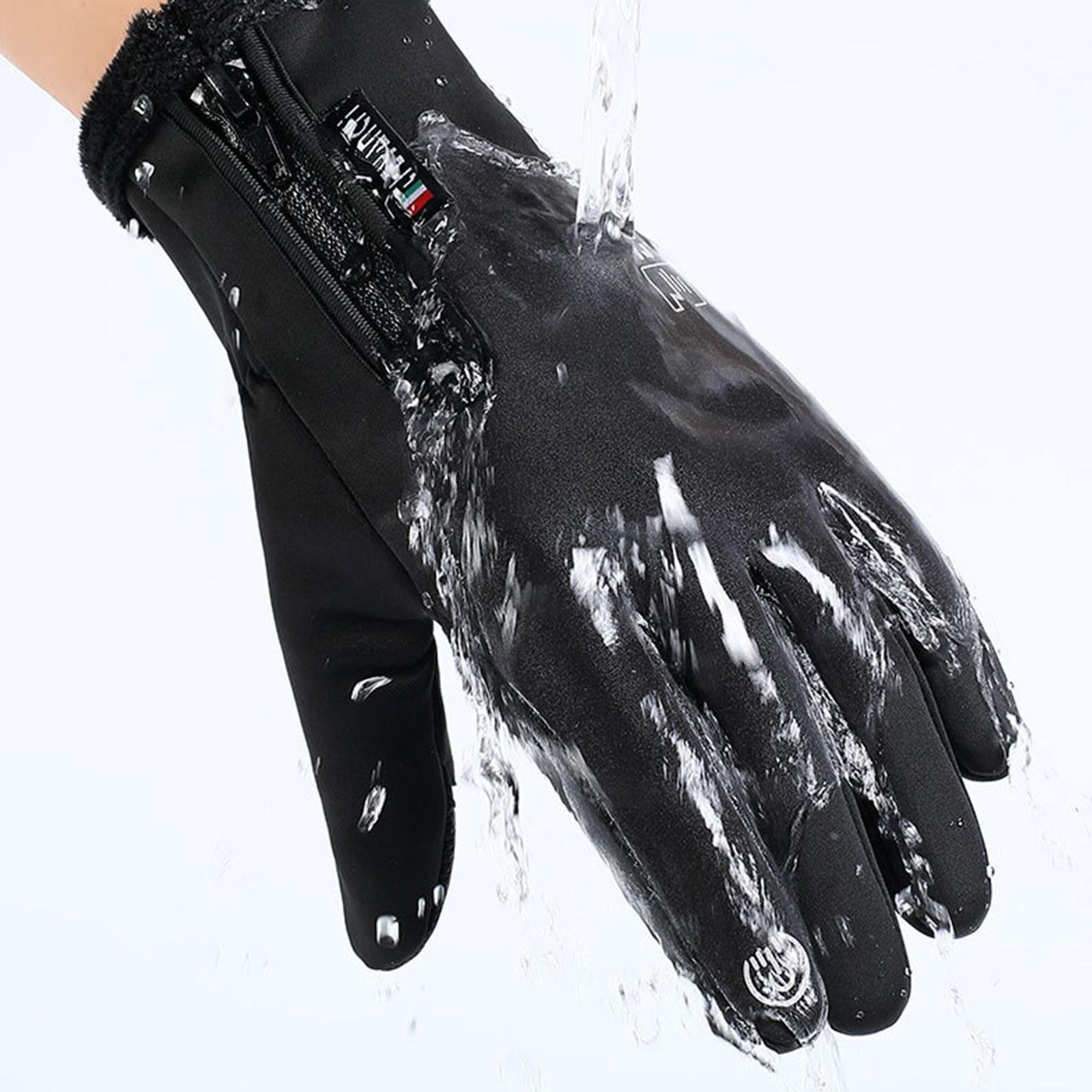 Touch Screen Winter Warm Gloves Windproof Waterproof Zipper Mittens Gloves for Running Driving Cycling Working Black/XXL
Touch Screen Winter Warm Gloves Windproof Waterproof Zipper Mittens Gloves for Running Driving Cycling Working Black/XXL