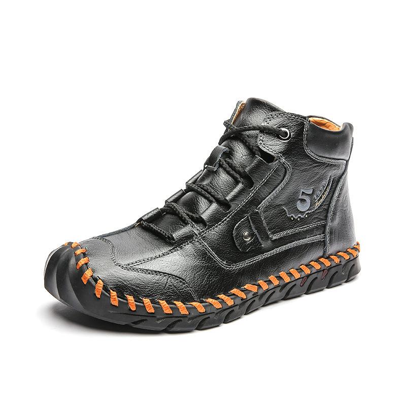 Large Size Men s Outdoor Leather Boots High Top Lace-Up Martin Boots Outdoor Mountaineering Sewn Shoes 38
Large Size Men s Outdoor Leather Boots High Top Lace-Up Martin Boots Outdoor Mountaineering Sewn Shoes 38