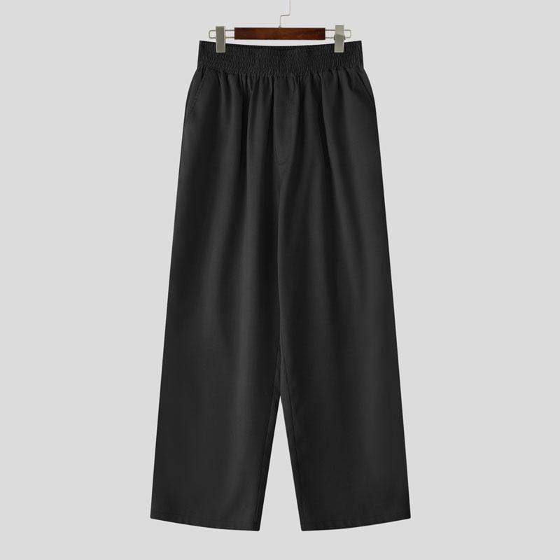 INCERUN Мужские брюки с высокой эластичной талией, с оборками, повседневные, свободные, длинные, с карманами L чёрный
INCERUN Мужские брюки с высокой эластичной талией, с оборками, повседневные, свободные, длинные, с карманами L чёрный