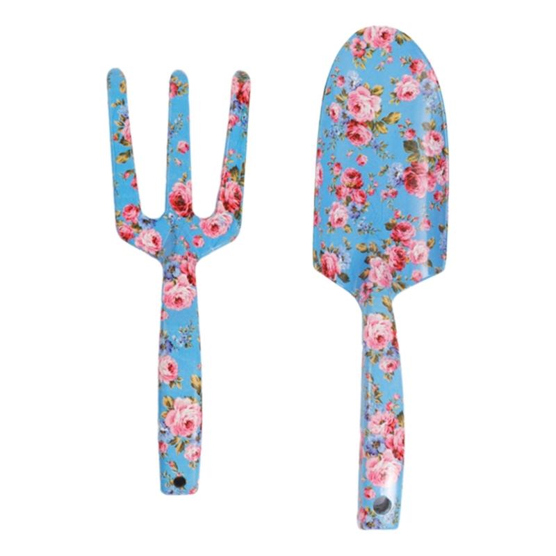 Mini Gardening Tool Set Hand Trowel Fork with Beautiful Floral Pattern Great Gift Rust Resistant Gardening Tool рожевий/синій
Mini Gardening Tool Set Hand Trowel Fork with Beautiful Floral Pattern Great Gift Rust Resistant Gardening Tool рожевий/синій
