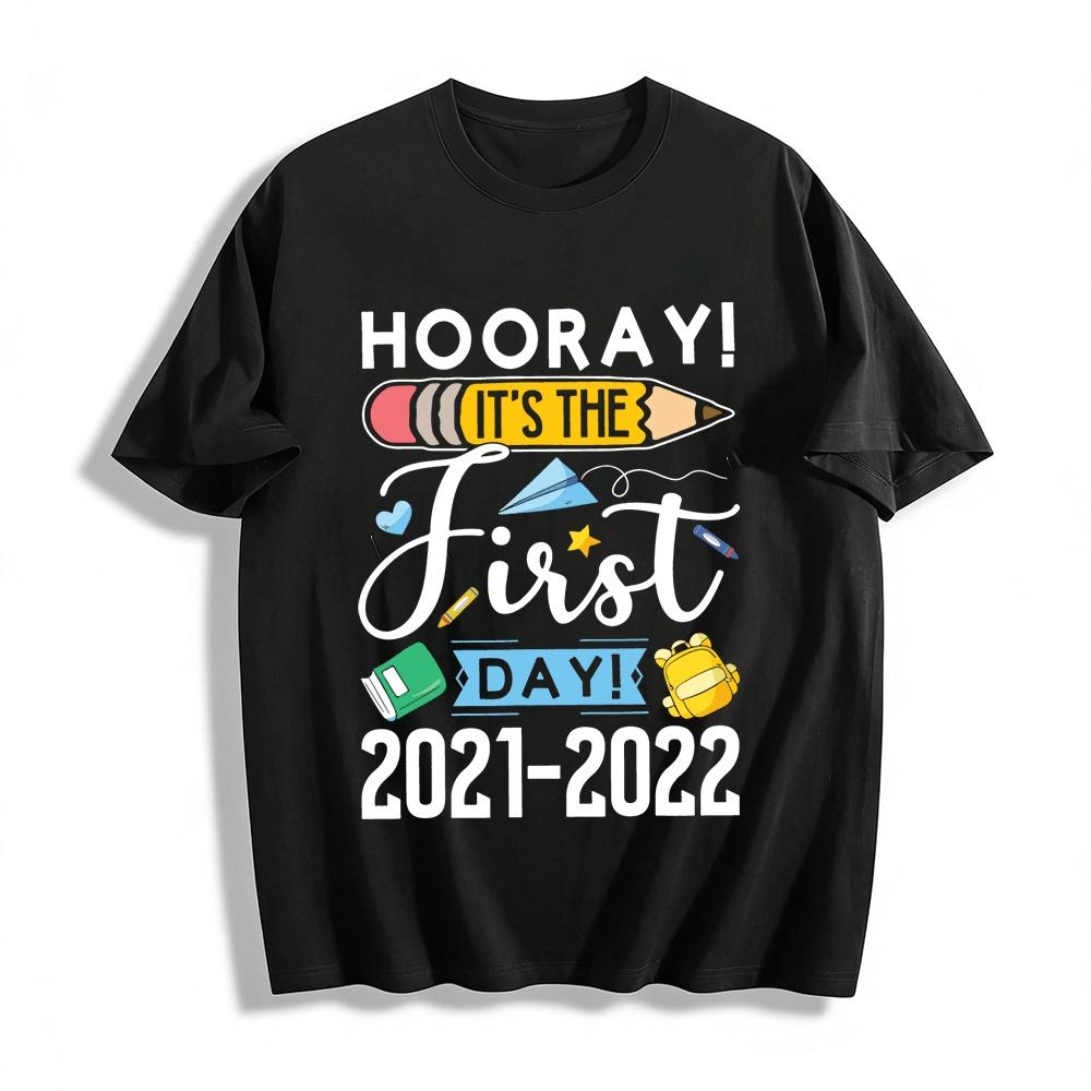 Back To School Themed Print Casual Tee For Adults And Kids Pure cotton T-shirt XXS
Back To School Themed Print Casual Tee For Adults And Kids Pure cotton T-shirt XXS